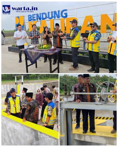 Resmikan Longstorage Kalipang, Bupati Harno: Upaya Perkuat Ketahanan Air dan Pangan Masyarakat