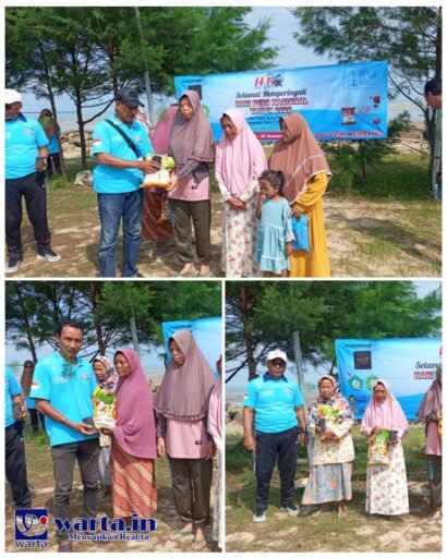 PPWI Rembang Tanam Cemara dan Gelar Baksos di Pantai Dasun pada HPN 2026