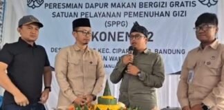 Dapur MBG SPPG Cikoneng 2, Kecamatan Ciparay Kabupaten Bandung, Beroperasi Minggu, 25 Januari 2026