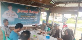 Perkuat Silaturahmi, Polsek Bunut Gelar Jumat Curhat: Bahas Siskamling Hingga Bahaya Judi Online