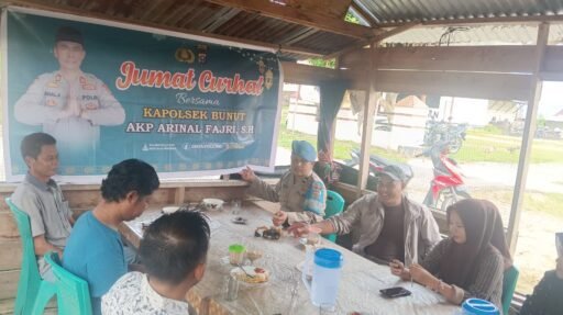 Perkuat Silaturahmi, Polsek Bunut Gelar Jumat Curhat: Bahas Siskamling Hingga Bahaya Judi Online