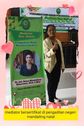LAKSANAKAN MEDIASI DI PN MADINA, MEDIATOR NON HAKIM WENDEILYNA SIMARMATA TEMPUH 11 JAM PERJALANAN