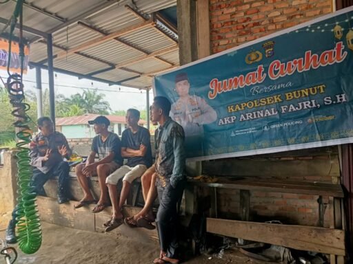 Tangkal Judi Online, Polsek Bunut Rutinkan Jumat Curhat