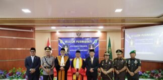 Ketua MA Pimpin Wisuda Purnabakti Ketua PT Banten, Wagub Dimyati: Husnul Khotimah
