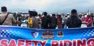 Ribuan Rider Komunitas Motor, Ramaikan Bhayangkara Riding Day Lombok 2026, Utamakan Safety Riding