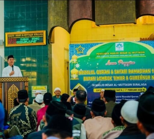Gubernur Iqbal Bangga Lombok Timur Kunci Pertumbuphan Ekonomi dan Pendidikan Inklusif NTB