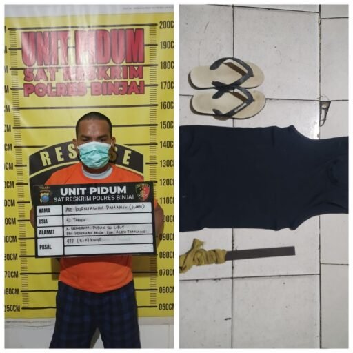 Polres Binjai Amankan Pelaku Curat Laptop dan BPKB Motor