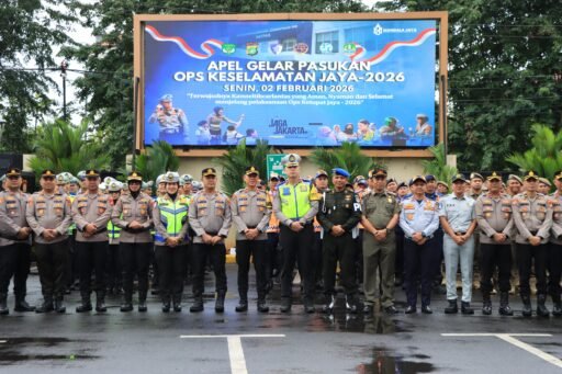 Polres Metro Bekasi Kota Gelar Apel Pasukan Operasi Keselamatan Jaya 2026 Resmi Dimulai
