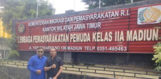 Ketua DPC PWDPI Sidoarjo Kunjungi Lapas Pemuda Kelas IIA Madiun, Tegaskan Pentingnya Pembinaan Humanis