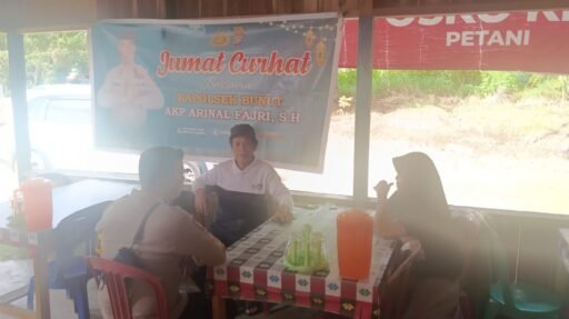 Tangkal Hoax & Narkoba, Polsek Bunut Gelar Jumat Curhat
