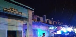 Personil Polsek Ngimbang Gelar Patroli Siskamtibmas Guna Cegah Kriminalitas