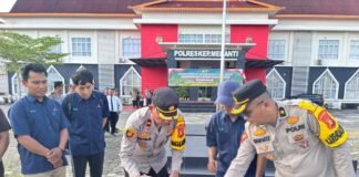 Perkuat Kesiapsiagaan Karhutla, Polres Meranti Terima Bantuan Peralatan dari PT ITA