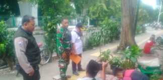 Polri Dampingi Penataan PKL di Karang Anyar, Trotoar Dikembalikan untuk Pejalan Kaki