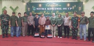 Polsek Cempaka Putih Hadiri Silaturahmi Mitra Koramil Sambut Ramadan 1447 H