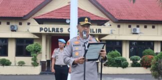 Jelang Ramadan 1447 H, Kapolres Ogan Ilir Tekankan Kebersihan Mako dan Sampaikan Commander Wish
