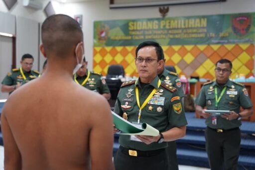 Pangdam II/Sriwijaya Pimpin Sidang Parade Calon Bintara PK TNI AD Gelombang I TA. 2026