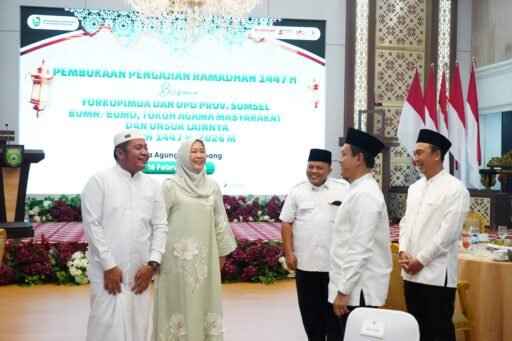 Perkuat Ukhuwah Islamiyah, Pangdam II/Sriwijaya Hadiri Pembukaan Safari Ramadhan