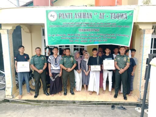 Gelar Aksi Sosial, Pangdam II/Sriwijaya berbagi Santapan Buka Puasa dan Santuni Anak Yatim