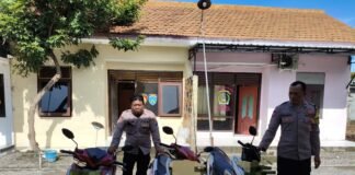 Polsek Sukodadi Amankan 3 Motor dan Sarung Dari Sekelompok Pemuda Diduga untuk Perang Sarung