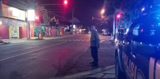 Polsek Ngimbang Gelar Patroli Blue Light Guna Cegah Dan Daya Tangkal 4C Di Daerah Rawan