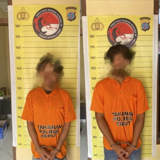 2 Pengedar Narkoba Diringkus Sat Narkoba Polres Taput B