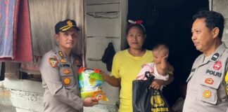 Biro SDM Polda Sumsel Berbagi Kepedulian di Bulan Ramadan untuk Warga Gandus dan Kertapati Palembang