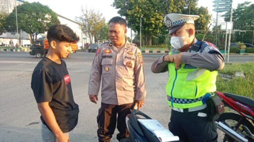 Polres Binjai Gelar Patroli Gabungan Antisipasi Geng Motor dan Tawuran remaja