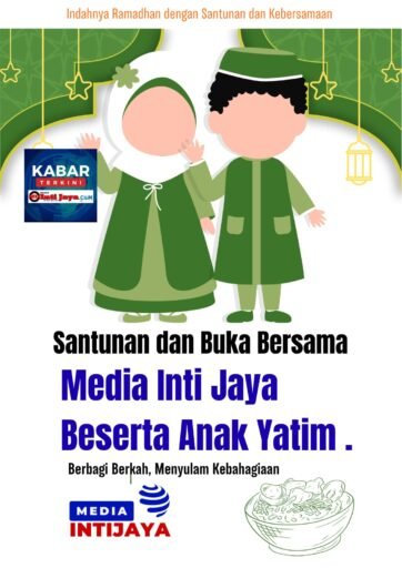 Wujudkan Kepedulian, Keluarga Besar Media Inti Jaya Gandeng Donatur Berbagi Kebahagiaan Ramadan