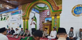 Bupati PALI, Asgianto Ajak Warga Perkuat Silaturahmi dan Persatuan, Safari Ramadhan Di Masjid Al-Istiqomah