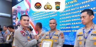 Polres Asahan Meraih Penghargaan IKPA Nilai Sempurna Dalam Rapim Polda Sumatera Utara