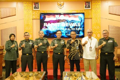Evaluasi Kualitas Layanan, Pangdam II/Sriwijaya Pimpin Rapat Dewan Pengawas BLU RS TK II AK Gani