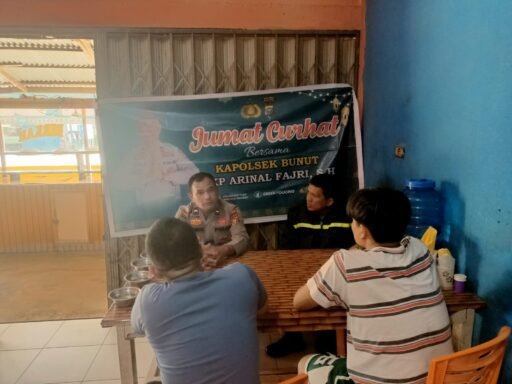 Perkuat Silaturahmi, Polsek Bunut Gelar Jumat Curhat di Pelalawan: Bahas Narkoba hingga Persiapan Ramadhan