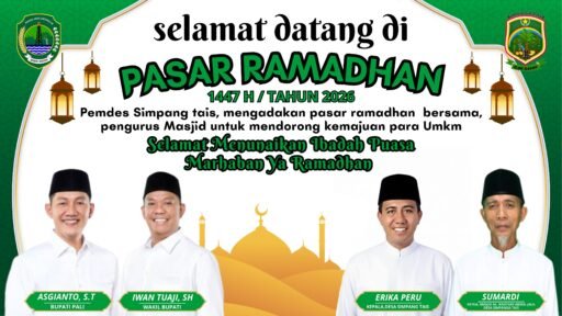 Pasar Ramadhan 1447 H, kini Telah Resmi Di Buka Bersama Pemerintah Desa Simpang Tais Kabupaten (PALI)