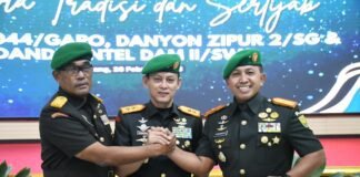 Dari Brigjen TNI Adri Koesdyanto ke Brigjen TNI Khabib Mahfud, Kepemimpinan Korem 044/Gapo Resmi Berganti