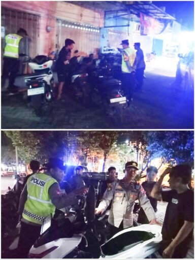 Kapolsek Ngimbang Gelar Patroli Siskamtibmas Guna Cegah Kriminalitas Di Malam Hari