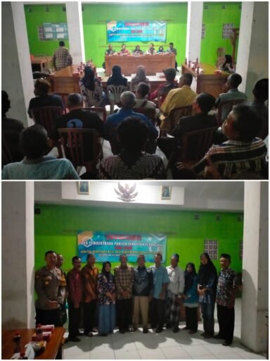 Kapolsek Ngimbang Menghadiri Sosialisasi Pengisian Perangkat Desa Girik Kecamatan Ngimbang