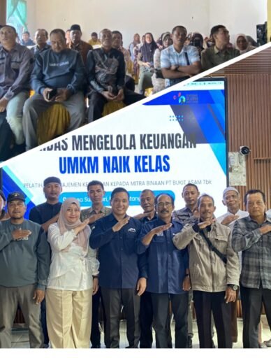 Cerdas Kelola Keuangan, Kunci UMKM Belitang Naik Kelas Bersama PTBA