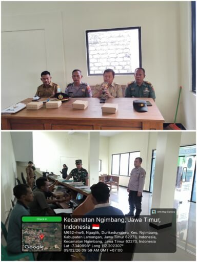 Polsek Ngimbang Gelar Pengamanan Pembuatan Dan Penyegelan Soal Ujian Balon Perangkat Desa Duri Kedungjero