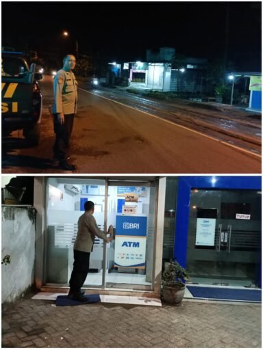 Guna Cegah Dam Daya Tangkal 4C Kaoolsek Ngimbang Gelar Patroli Blue Light Di Daerah Rawan