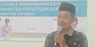 Sang Profesor, Yendang Rustandi, Ketua Koordinator Persatuan Guru Ngaji Kecamatan Ciparay Periode 2026-2029