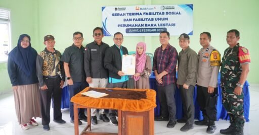 Dukung Permukiman Layak dan Tertata, PTBA Serahkan Fasos dan Fasum