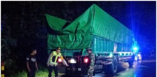 Guna Cegah Dan Daya Tangkal 4C Menjelang Ramadhan Kapolsek Ngimbang Gelar Patroli Blue Light