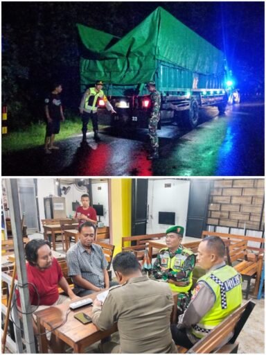 Guna Cegah Dan Daya Tangkal 4C Menjelang Ramadhan Kapolsek Ngimbang Gelar Patroli Blue Light