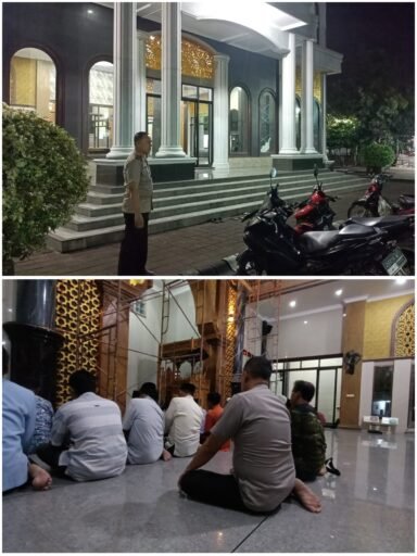 Personil Polsek Ngimbang Gelar Patroli pengamanan Sholat Subuh Guna Cegah Kriminalitas