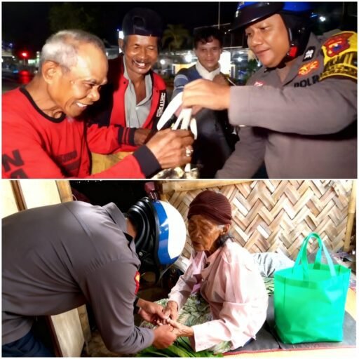 Kapolres Bondowoso Mempercayakan Mas Bhabin Untuk Berbagi dan Peduli Pada Sesama