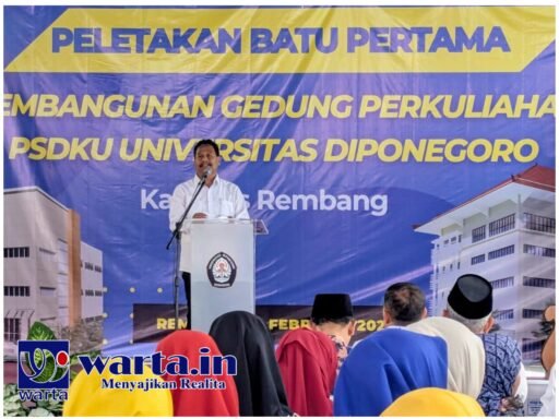 Peletakan Batu Pertama Tahap Dua Kampus Universitas Diponegoro Rembang, Harapan Baru Kemajuan Daerah