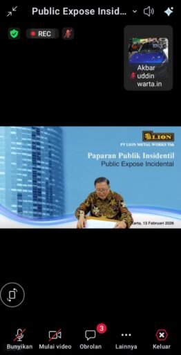 Via Zoom, Public Expose PT. Lion Metal Works, Tbk di 2026