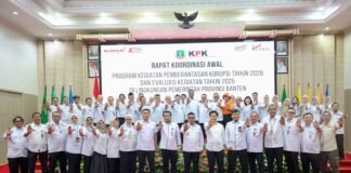 Pemprov Banten Raih Skor Tinggi SPI dan MCSP, KPK Beri Apresiasi