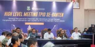 Pimpin HLM TPID, Gubernur Banten Perkuat Pengendalian Inflasi Jelang Lebaran