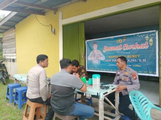 Jelang Ramadhan Melalui Jumat Curhat, Kapolsek Bunut Ajak Masyarakat Jaga Kamtibmas